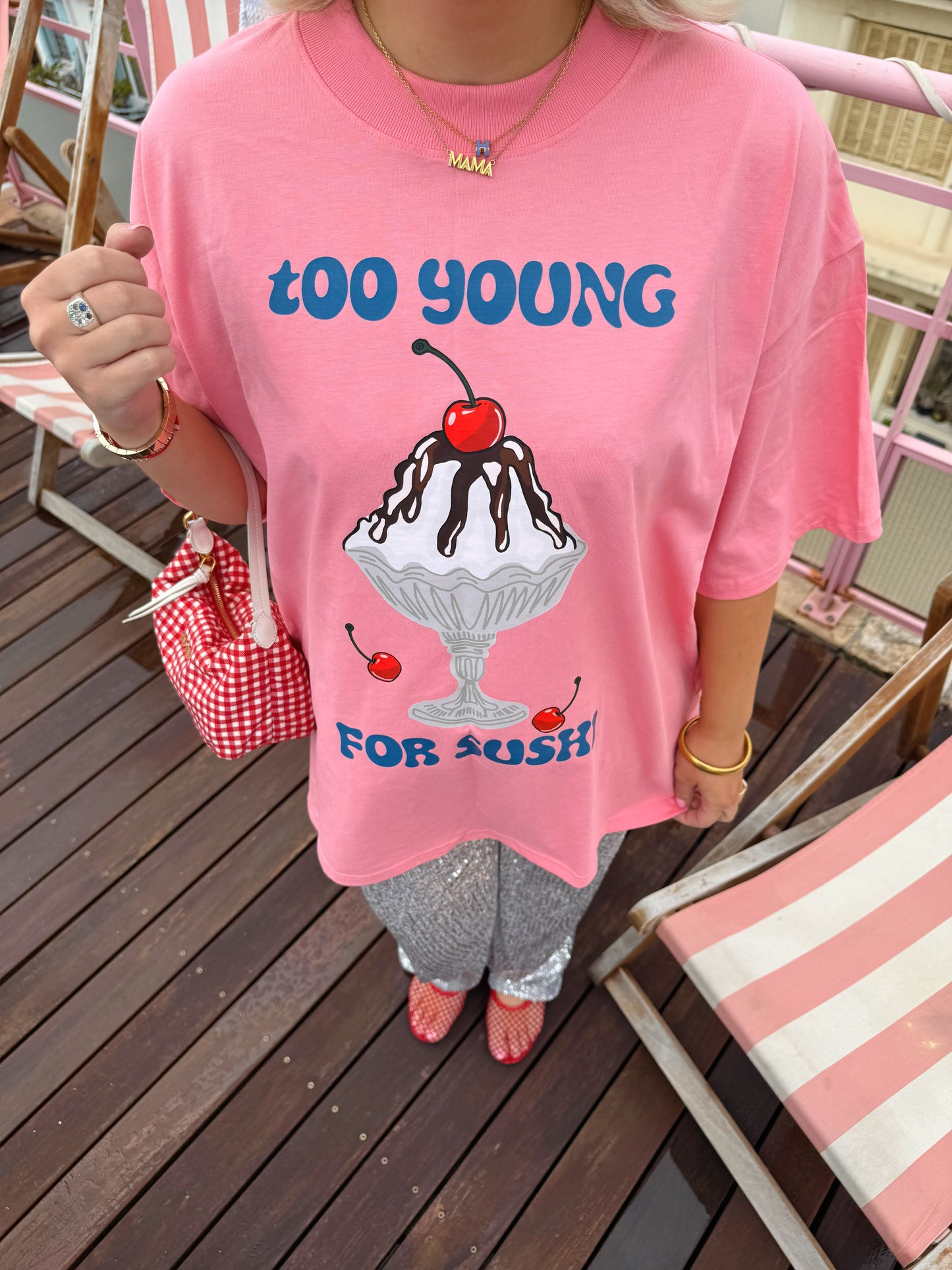 Sundae Tee in Pink