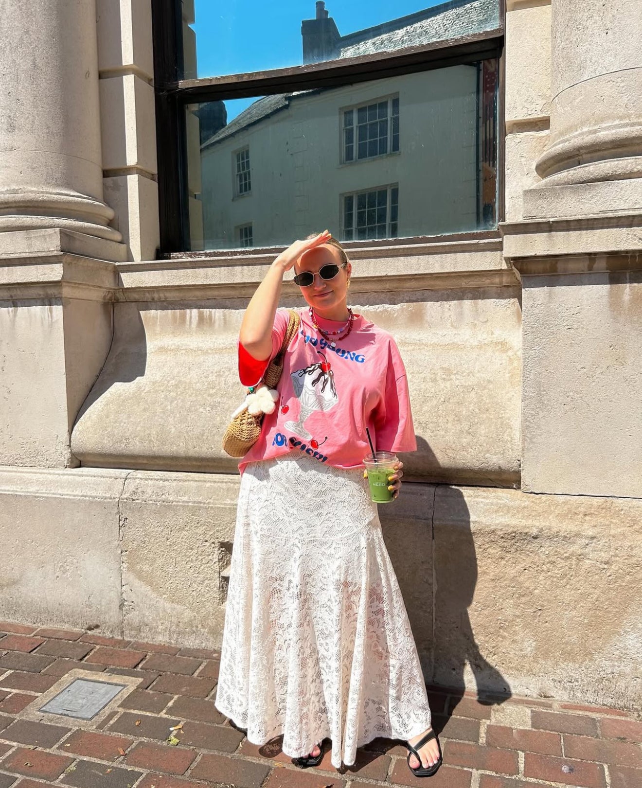 Sundae Tee in Pink