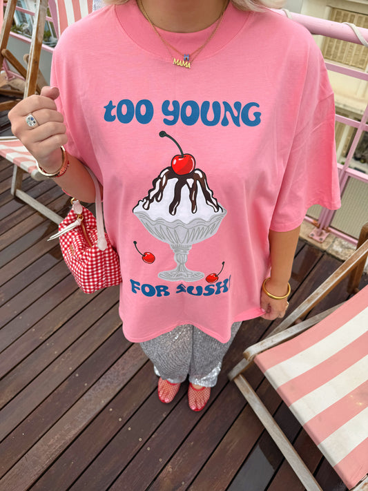 Sundae Tee in Pink
