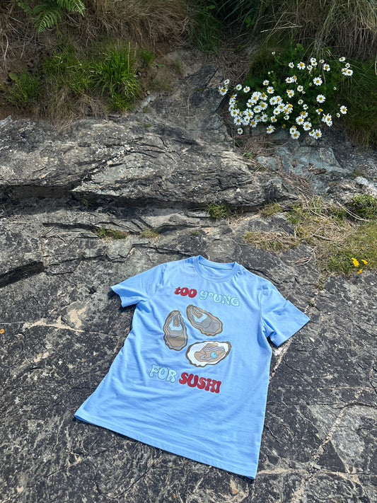 Oyster Azul Tee