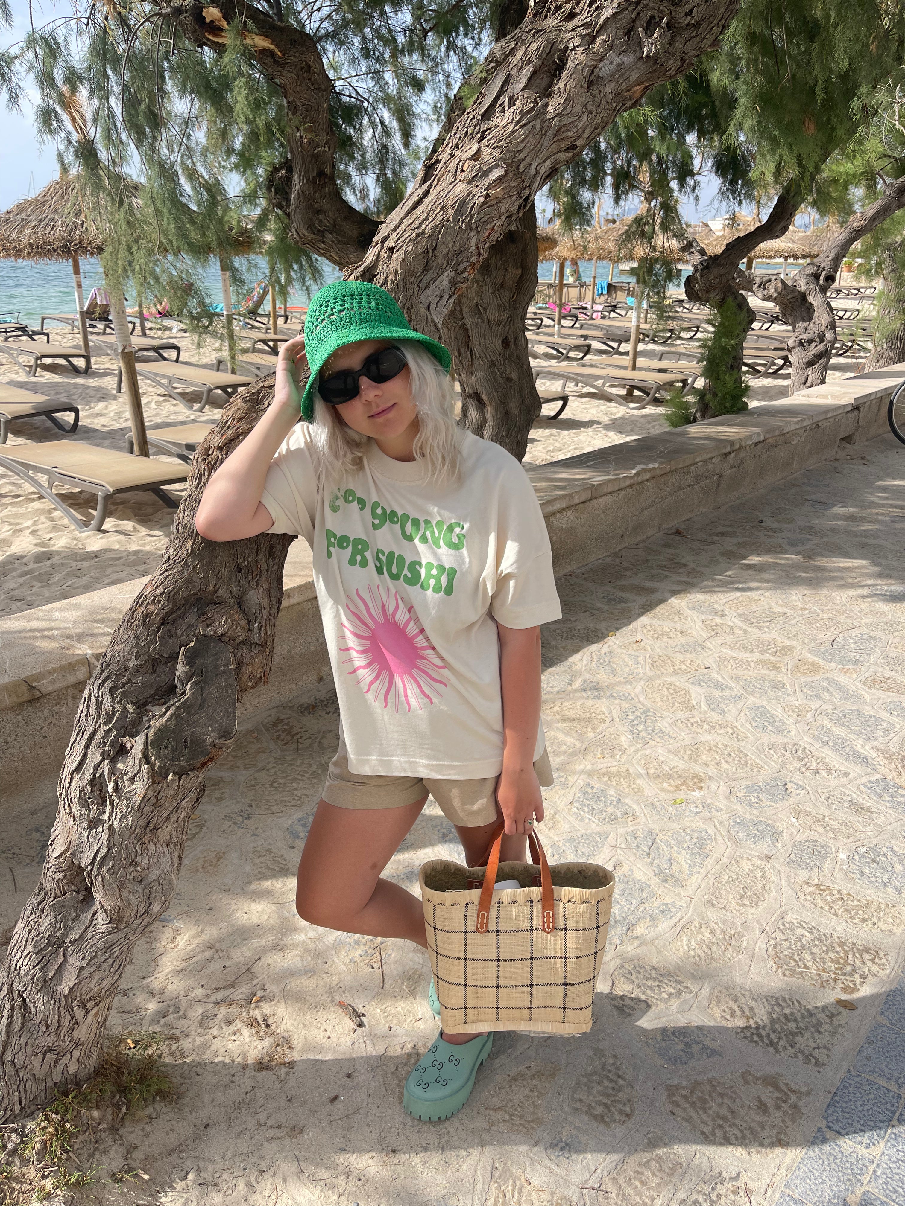 Soleil Oversized Tee – tooyoungforsushi